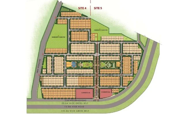 Signature Global Park 4&5 Sohna Site Plan