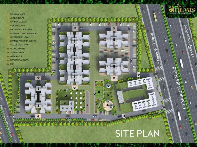 Rof Atulyas Sector-93 Site Plan