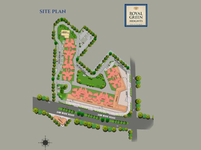 Royal Green Heights Site Plan