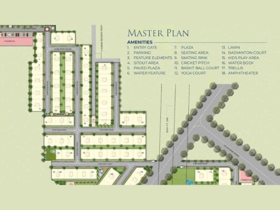 True Habitat Luxe Residency Site Plan