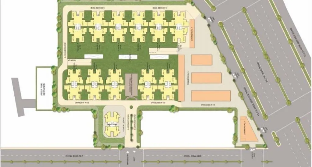 Zara Roma Sector 95b Gurgaon Site Plan