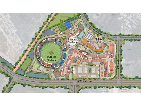 Omaxe Mall Sector 19B Dwarka Site Plan