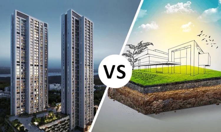 Which is better for investment, plot or flat