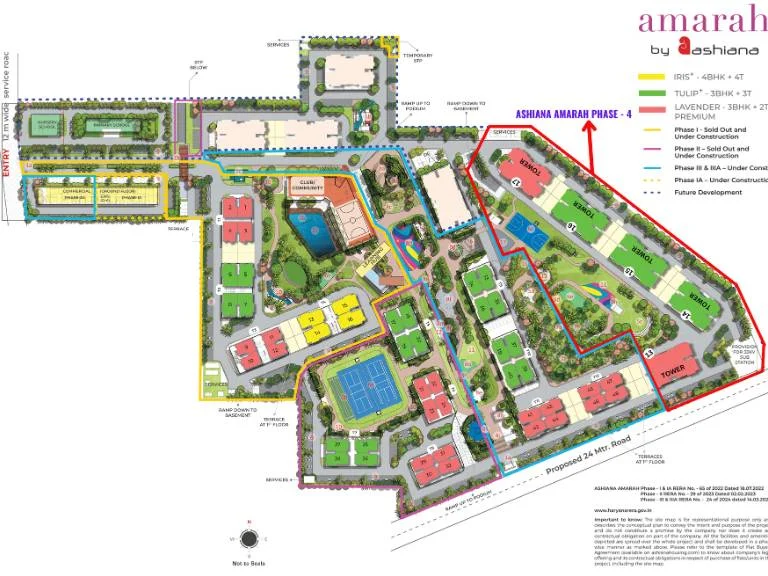 Ashiana Amarah 93 Gurgaon Site Plan