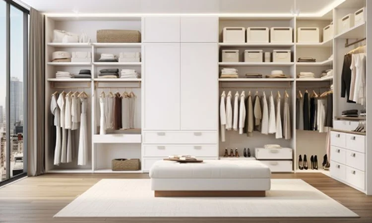 Classic Panel Elegance Modern Wardrobe Design