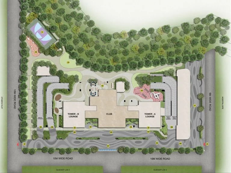 Trevoc Royal Residences Site Plan