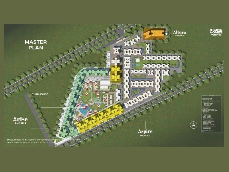 Rising Homes Sector 92 Site Map