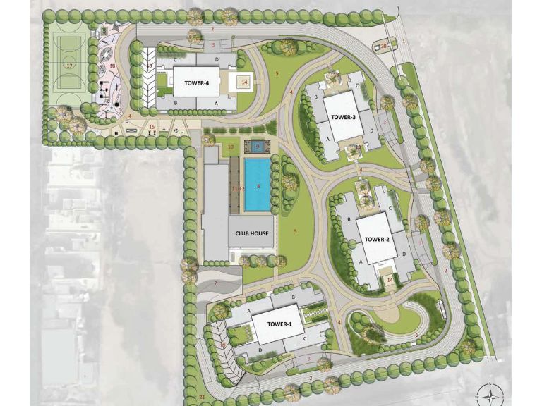 Emaar Amaris Sector 62 Site Plan