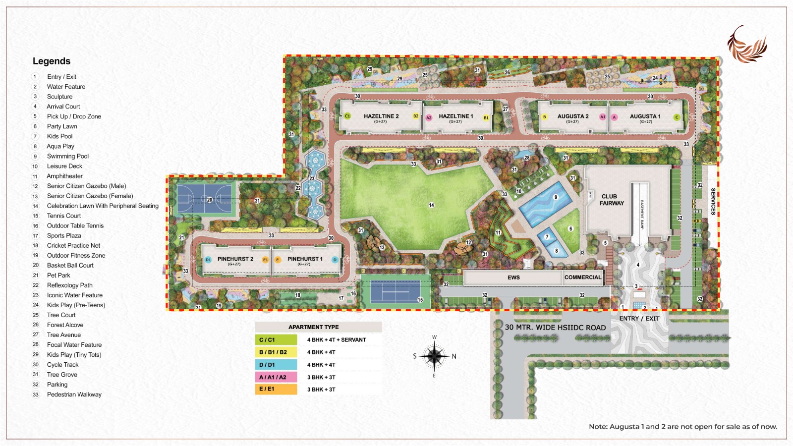 Eldeco Fairway Reserve Site Plan