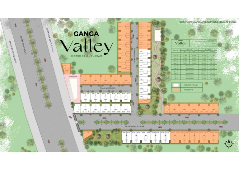 ganga valley site plan