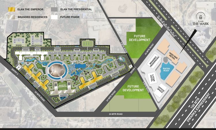 elan the emperor site plan