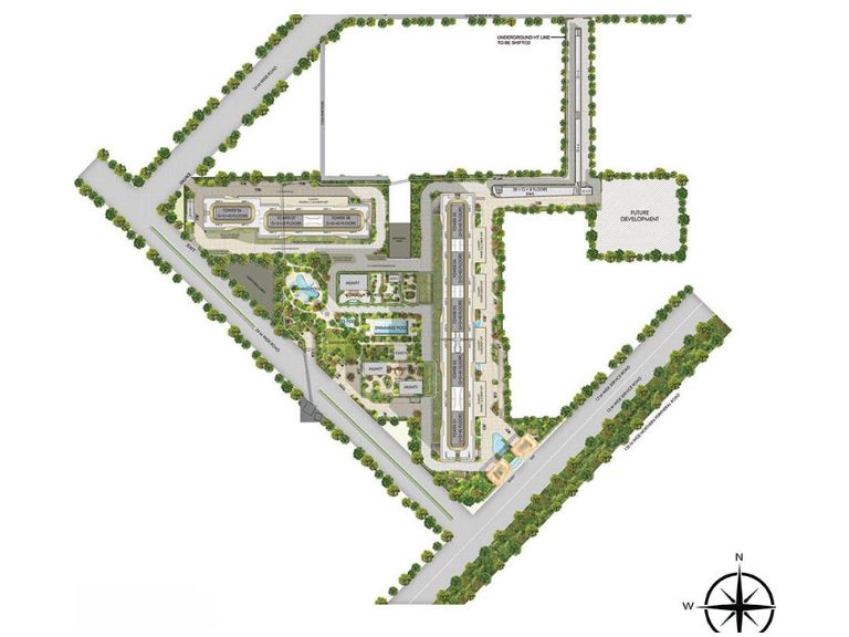 BPTP Gaia Residences Sector 102 Site Plan