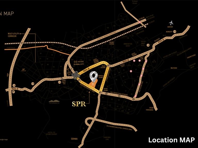 Signature Global Cloverdale Location Map