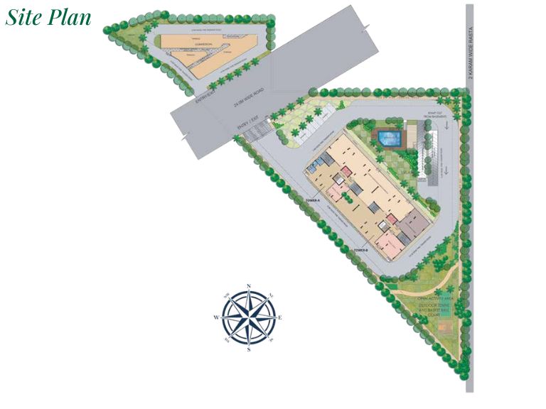 JMS Silver Living Sector 95 Site Plan