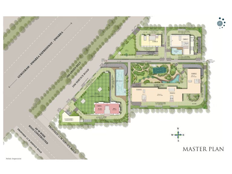 central park delphine sector 104 Site Plan 