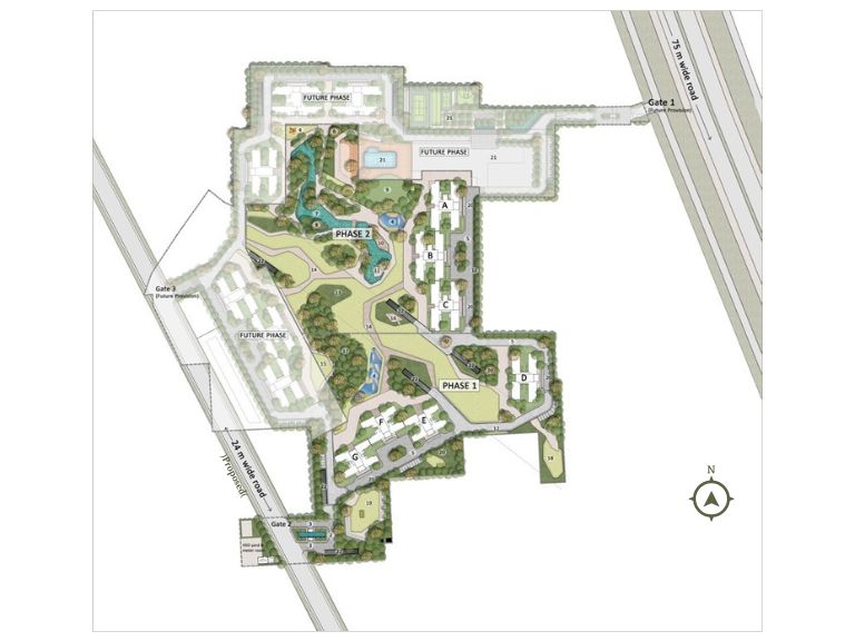 Emaar Serenity Hills Site Plan
