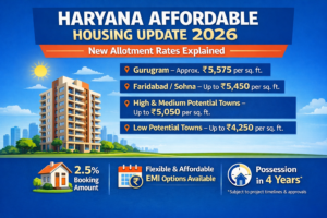 afforadble housing project in haryana